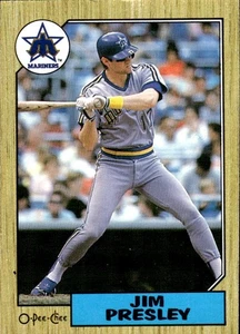 1987 O-Pee-Chee Jim Presley - Picture 1 of 2