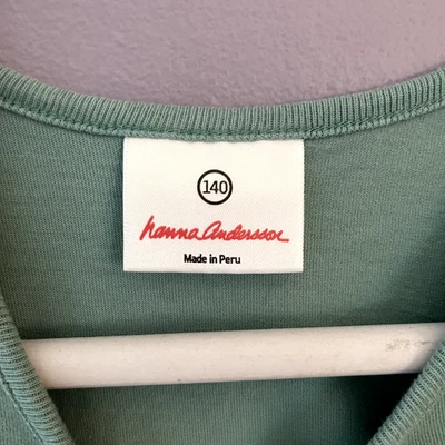 Hanna Andersson - Green Shirt Swedish Let It Shine - Size 140cm 10-12Y - Image 1 of 4