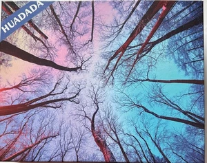 Tree Night COMP 1000 Teile Puzzle Blick in den Himmel / ungewöhnliche Rarität - Bild 1 von 4