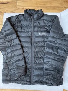 Marmot Men's L 700 Fill Down Parka Puffer Quilted Jacket Green - Picture 1 of 6