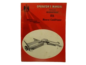 McCormick 816 Mower-Conditioner Operator's Manual International Harvester IH - Picture 1 of 12