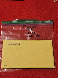 1961 Philadelphia Silver Proof  Set. In Envelope of issue.             #MF-T5081 - Picture 1 of 3