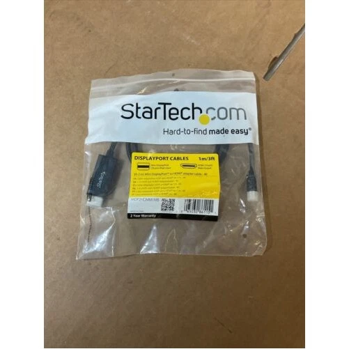 Startech MDP2HDMM1MB 3FT MINI DISPLAYPORT TO HDMI CABLE ADAPTER MDP CONVERTER CO - Image 1 of 1