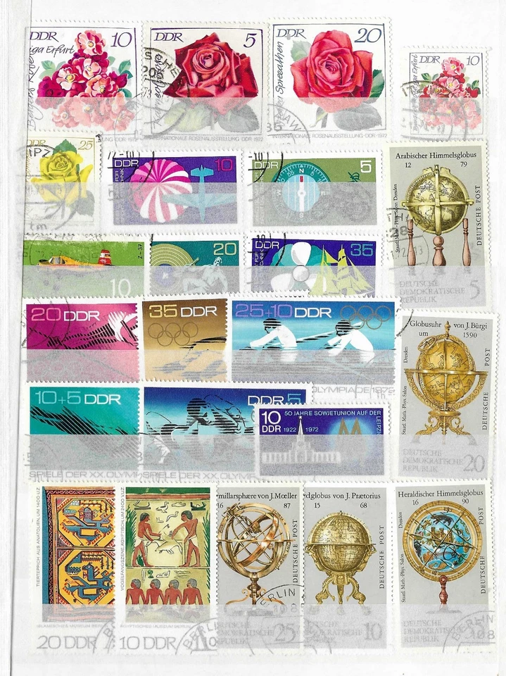 Germany/DDR Set 1972#250917 (U, see scan) 23 stamps. High quality, low price! - Image 1 of 1