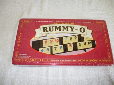 Collector's Rummy-O Tile Game by Cardinal 1999 New in Sealed Tin - Image 1 of 2