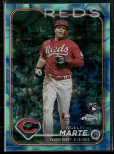 2024 Topps cromo actualización refractor lámpara lava azul Noelvi Marte novato 033/175 - Imagen 1 de 2