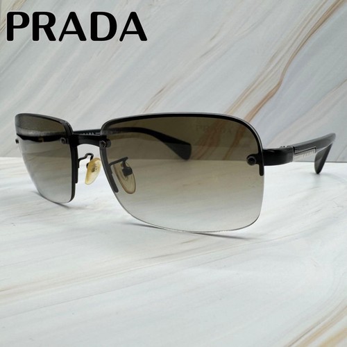 Lunettes de soleil Prada sans monture marron SPR61N A