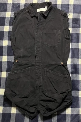 Mono ONE TEASPOON para mujer XX pequeño negro mono denim Foto 1 de 4