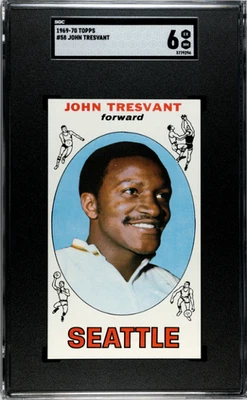 1969-70 Topps #58 John Tresvant SGC 6 - Image 1 of 2