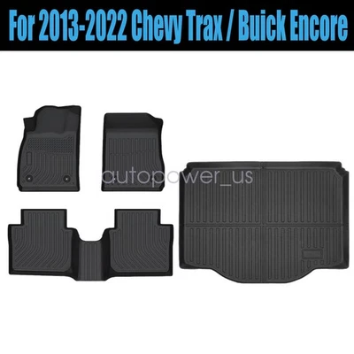 Floor Mats / Trunk Cargo Liners TPE For 2013-2022 Chevy Trax & Buick Encore New - Image 1 of 4