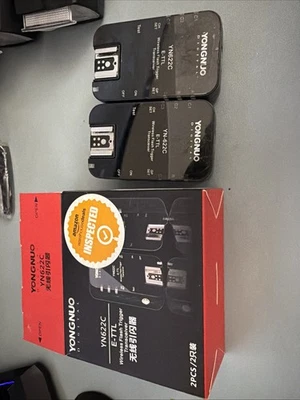 Transceptor disparador de flash inalámbrico Yongnuo YN-622C E-TTL para Canon Foto 1 de 2