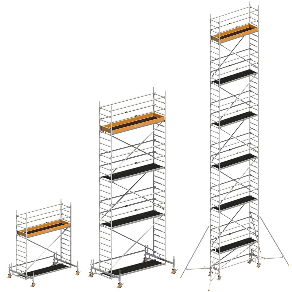 Layher Rollgerüst Uni Standard P2 mit Uni Telegeländer Fahrgerüst Montagegerüst - Bild 1 von 1