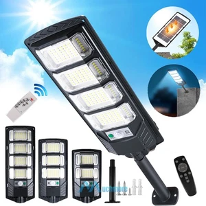 High Brightness Solar LED Street Lights Motion Sensor Garden Yard Urban Lighting - Picture 1 of 70