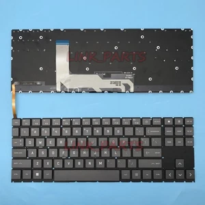 NEW English Keyboard For HP Omen Gaming 16-wd 16-wd0000 16-wd1000 White Backlit - Picture 1 of 2