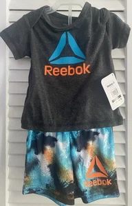 Reebok Baby Boy 2-Piece Short Set. 6-9 Months - Picture 1 of 2