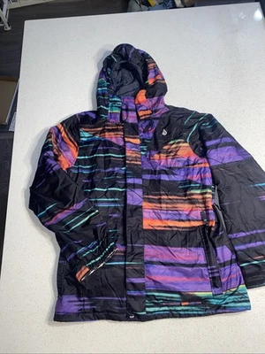 Volcom Jacket Womens Large Ski 15K Hooded Thermonite Ayers Insulated Snow - Image 1 of 4