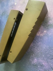 Rockford Fosgate POWER PUNCH Old School Verstärker Endkappen mit Hardware. SELTEN GOLD - Bild 1 von 7