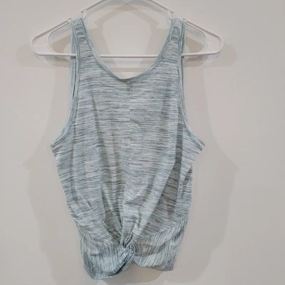 Camiseta sin mangas Athleta Essence Twist Front para mujer talla mediana entrenamiento gimnasio Foto 1 de 4