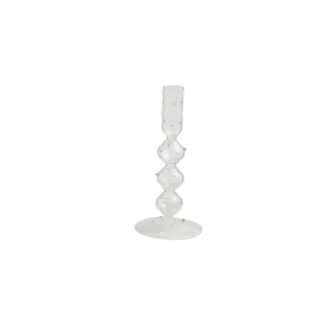 Mudpie - Medium Dotted Glass Taper Holder - 40960109M - Picture 1 of 3