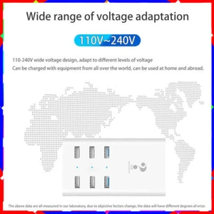 Charging desktop security Multi-port 6USB total output 5V /7.2A recharger - Picture 1 of 8