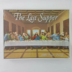 Das letzte Abendmahl - White Mountain Puzzle 1000 Stück Brandneu Versiegelt 24" x 30" - Bild 1 von 7