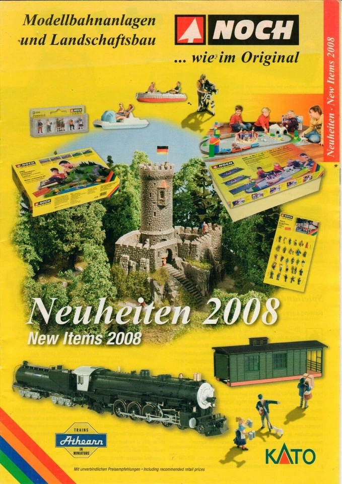 Noch - Brochure Leaflet Novelties 2008 Model Railway Landscapes - B19672 - Image 1 of 3