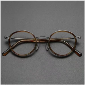 Gafas redondas clásicas japonesas de titanio puro marco personalidad vintage - Imagen 1 de 19