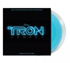 Tron Legacy Soundtrack - Limited 2Lp Blue & Clear Colored Vinyl (New/Sealed)
