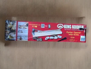 King Kooker 5500 Stainless Steel Oyster Opener, with Knife New Torn Box - Picture 1 of 8