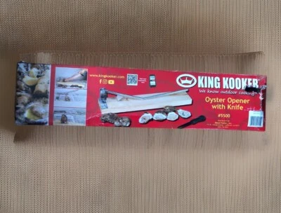 King Kooker 5500 Stainless Steel Oyster Opener, with Knife New Torn Box - Image 1 of 4