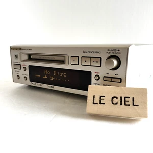 ONKYO MD-105TX MD Mini Disc Recorder Silver High Speed Audio MDLP SP Japan - Picture 1 of 9