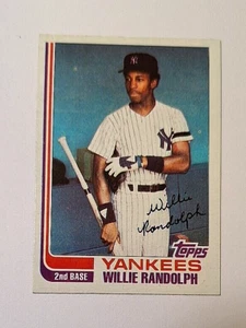 1982 Topps #569 Willie Randolph New York Yankees Superstar - Picture 1 of 2