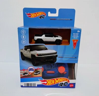 Hot Wheels RC Blanco GMC Hummer EV Radiocontrolado Escala 1/64 Mattel Foto 1 de 4