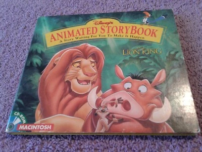 DISNEY ~ THE LION KING ~ ANIMATED STORY BOOK ~ CD-ROM MACINTOSH 1994 ~ VG+ - Image 1 of 4