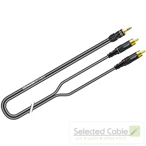 Sommer Cable 2,5m Y-Adapter Mini Jack 3,5mm On Cinch Jack Stereo ON2A - Bild 1 von 4