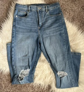 Girls' High-Rise Skinny Jeans - art class™ Medium Wash Size 12 - Picture 1 of 4