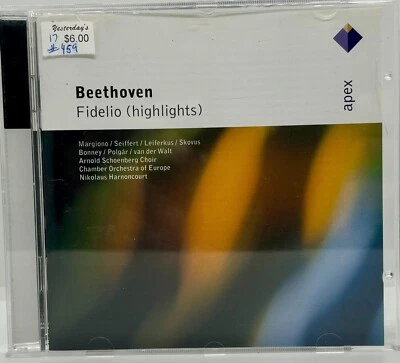 RARE - Beethoven: Fidelio, Op.72 Highlights CD / Apex German IMPORT DDD Digital - Image 1 of 3