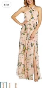 Adrianna Papell Women's Floral Printed Organza Gown Size 4 Altered To Petite - Picture 1 of 5