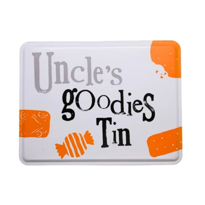 Uncle's Goodies Novelty Hinged Storage Tin Unique Birthday Gift Idea for Uncle - Image 1 of 4