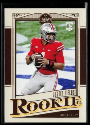 2021 Panini Legacy #142 Justin Fields RC - Image 1 of 2