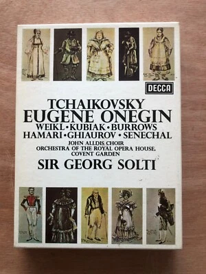 Tchaikovsky: Eugene Onegin. Double Decca Cassette box set - Image 1 of 2