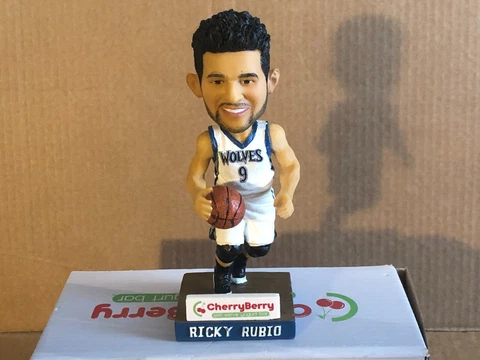 Minnesota Timberwolves Ricky Rubio Bobblehead SGA Cover