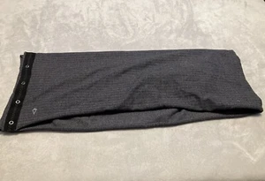 Ivivva Lululemon Village Chill Scarf Snap Button Infinity Black Gray OS - Picture 1 of 3