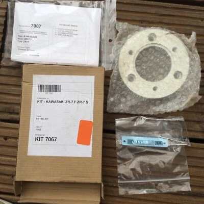 Kit de montaje de escape ixil Kawasaki ZR-7F ZR-7S ZR-7 7067 Foto 1 de 4