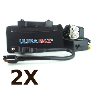 2X ULTRAMAX LI16-12, 18 TO 27 HOLE LITHIUM GOLF TROLLEY BATTERY 12V 16AH - Picture 1 of 3