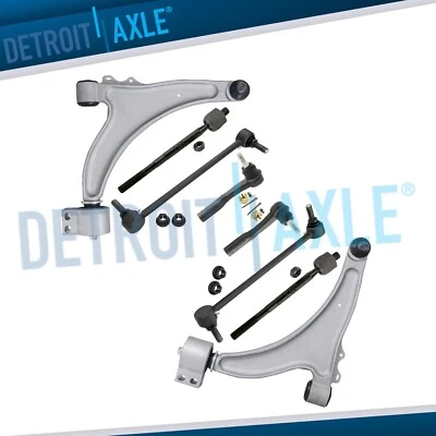 8pc Front Lower Control Arms Ball Joints Tie Rod Ends Sway Bars for Chevy Malibu - Image 1 of 4