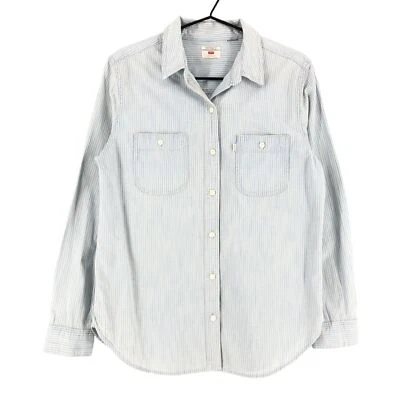 LEVI'S STRAUSS & CO Camisa Casual Formal Boyfriend Fit Rayas Talla L - Imagen 1 de 4