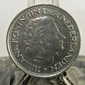 CIRCULATED 1972 1 GULDEN NETHERLANDS COIN (710119)..... - Picture 1 of 3