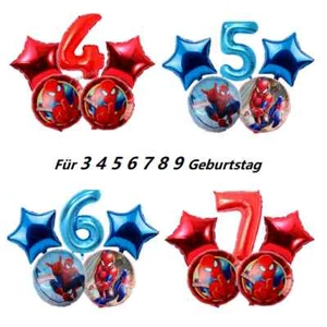 Spiderman Folien Helium Luft Ballon Für 3-9 Jungen Kinder Geburtstag Party Deko - Bild 1 von 18