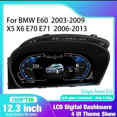 12,3 «LCD цифровой кластер многофункциональный спидометр для BMW X5 E70 2007-2013 - Изображение 1 из 4